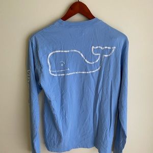 Vineyard vines whale long sleeve pocket tee